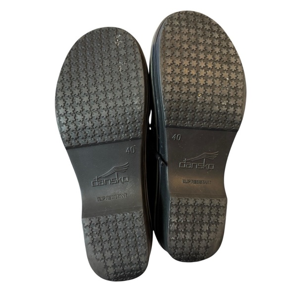 Dansko Vegan Veda Canvas Black Lace-Up Clog Sneakers, Size 40 (9.5-10) - Picture 8 of 10